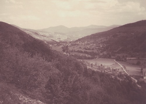 Blick vom Col de la Schlucht 1953