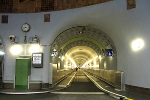 old Tunnel beneath River Elbe