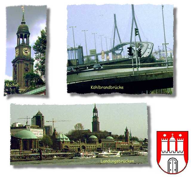 Hamburg, St. Michael and Port