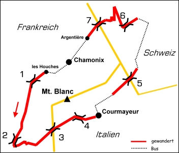 Skizze Mt. Blanc-Route