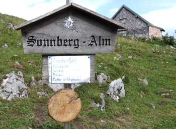 Buttermilch auf der Sonnberg-Alm