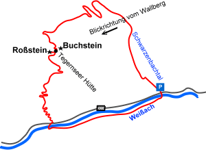 'Wanderweg Roßstein und Buchstein