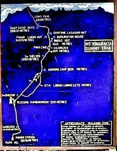 Karte vom Summit trail