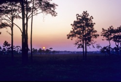 Phu Kradueng, Sonnenuntergang