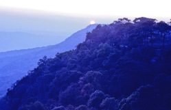 Phu Kradueng, Sonnenuntergang