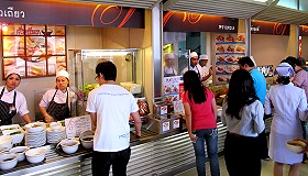 food section in the department store