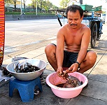 preparing the meal