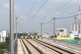 buffer stop at the end of the rail, that's all