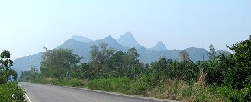 Sam Roi Yot, view from the North