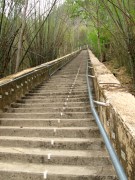 Tham Erawan cave, the first staircase