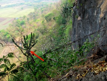 Tham Erawan Höhle, Blick ins Land